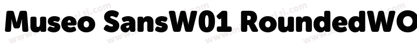 Museo SansW01 RoundedWO1字体转换
